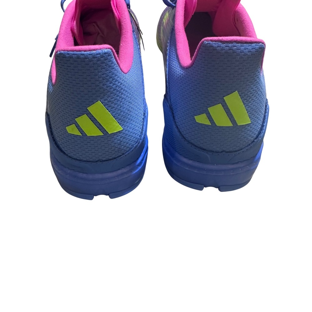 Adidas F50 League TF Soccer Cleats Shoes Mens Size 11.5 Blue Pink Neon Green - Picture 4 of 12